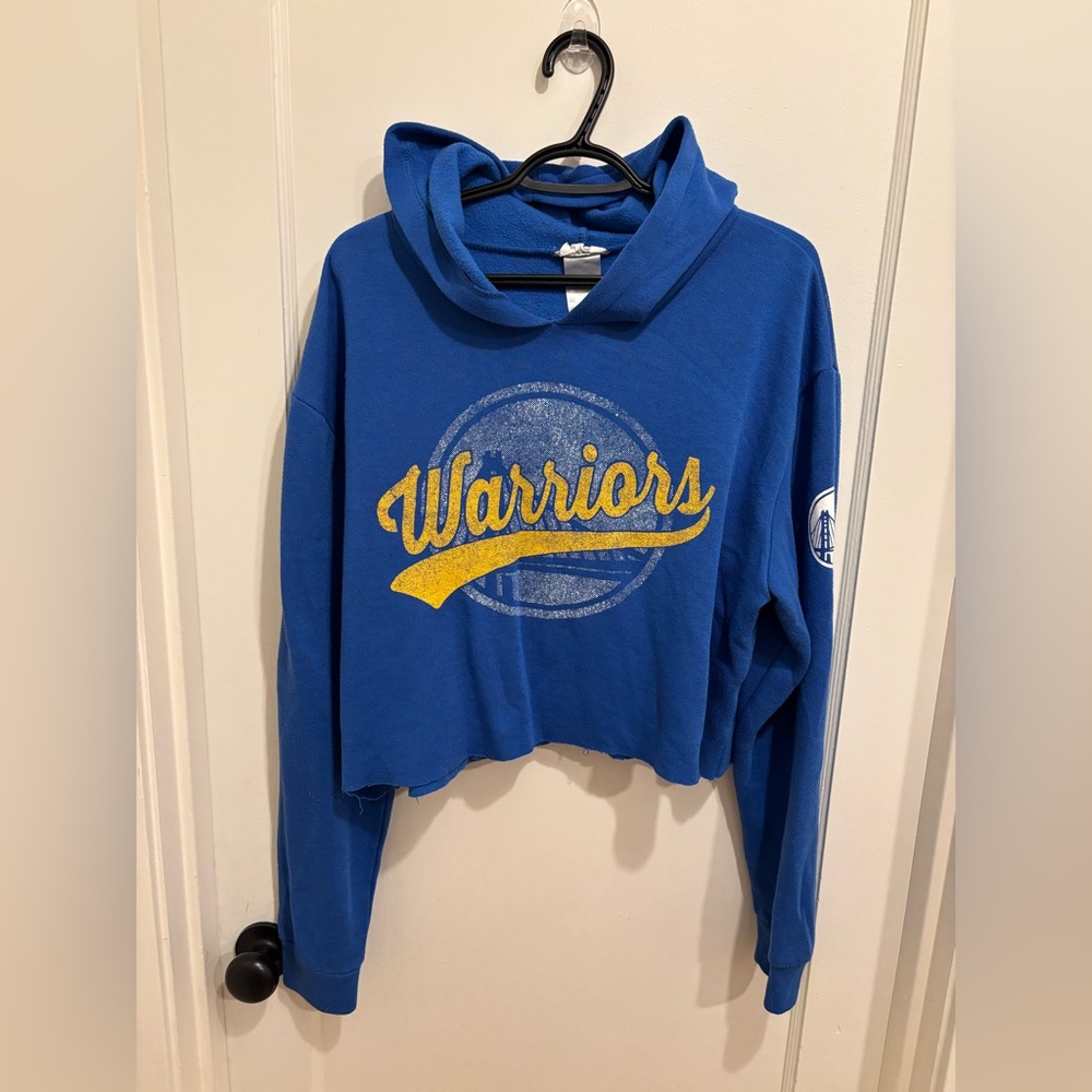 NBA Warriors Hoodie cropped Xl